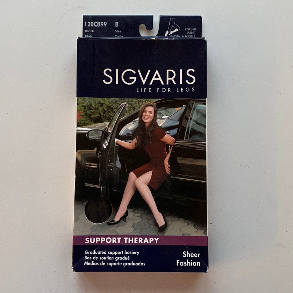 Sigvaris support stockings size B
